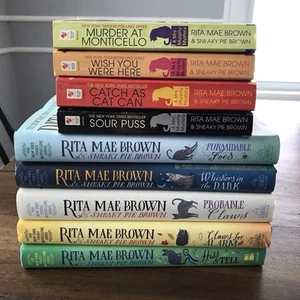 Rita Mae Brown Mysteries Buch Posten von 17 - 5 HC & 12 PB - Bild 1 von 4