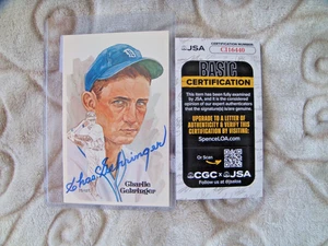 Charlie Gehringer baseball signed Perez Steele HOF Postcard - Picture 1 of 1