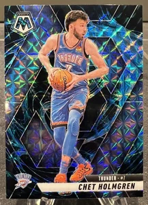 2024-25 Panini Mosaic Chet Holmgren Genesis #63 Case Hit SSP Thunder - Picture 1 of 2