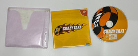 CRAZY TAXI 1 SEGA DREAMCAST NTSC J JAPANESE Version Disc and Inserts only