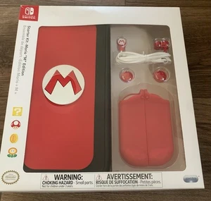 PDP Official Mario M Edition Starter Kit for Nintendo Switch - Sealed Box - Picture 1 of 2