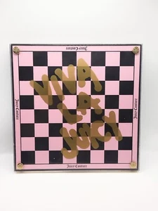 Vintage Y2K JUICY COUTURE “Viva La Juicy” Checkers Board - No Pieces - Picture 1 of 1