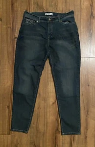 #301 GTTON Blue Denim Jeans Women’s Size 16 Waist 34” Rise 11” Inseam 30” - Bild 1 von 10