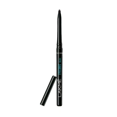 Lakme Eyeconic Kajal negro profundo para larga duración e impermeable 0,35 gm (paquete de 2) Foto 1 de 4