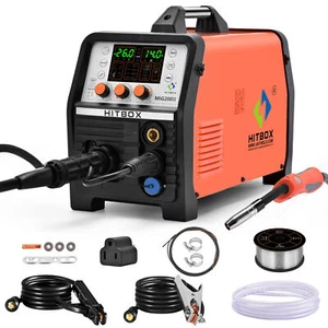 5IN1 200AMP Aluminium MIG Welder Gas Gasless 230V LIFT TIG MMA Welder - Picture 1 of 19