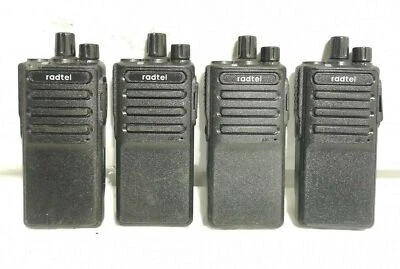 X4 - RADTEL T18 HANDHELD TWO WAY RADIO POWER W 400-470MHz Freq.  - Image 1 of 3