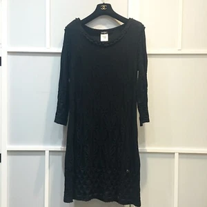 100% authentic Chanel little black dress with cc logo - Foto 1 di 11