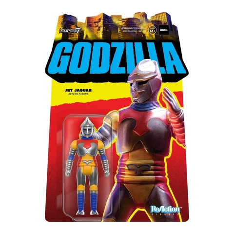 Godzilla Jet Jaguar Toho Super 7 Reaction Action Figure Cover
