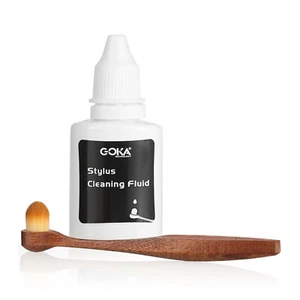 2-in-1 Stylus Reinigungsset enthält Bürste + Flüssigkeit für LP Vinyl Schallplattenkassette - Bild 1 von 7
