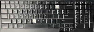 Dell Alienware 17 R1 | 18 R1 LAPTOP SINGLE KEYBOARD REPLACEMENT KEYS KEYCAPS - Picture 1 of 3