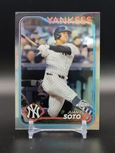 BARGAIN BIN: 2024 Topps Chrome Juan Soto Refractor Yankees - Picture 1 of 1