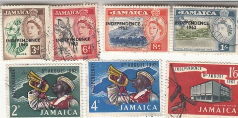 Jamaica 1962. Independence. Overprinted + Bugler & Map. Used Cover