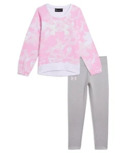 New Under Armour Baby Girls Crewneck Top & Leggings Set Choose Size MSRP $42 - Picture 1 of 1