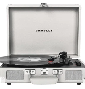 Crosley Cruiser Deluxe Portable 3 Speed Bluetooth Record Player Cr8005e-bh - Picture 1 of 10