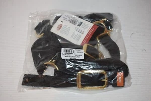 Weaver Leather Basic Adjustable Nylon Halter Black 1" Large Horse NWT - Picture 1 of 4