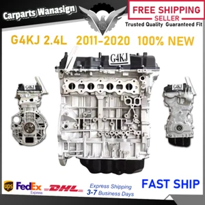G4KJ 2.4 Long block Engine Assembly For 2011-20 Hyundai Santa Tucson Kia Sorento - Picture 1 of 7