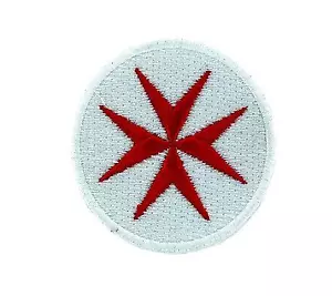 Flag patch patches templar knights jerusalem cross tactical indifdel crusader bl - Picture 1 of 1