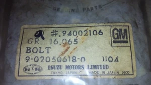 NOS GM General Motors Chevrolet 94002106 (9 each) Bolt Transmission Cooler OE - Imagen 1 de 2