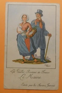 CPA éditée par les Farines Jammet Les vieilles Provinces de France. LE MAINE - Imagen 1 de 1