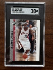 2003-04 -LeBron James- Phenomenal Beginning Rookie Basketball RC SGC 10 Card #14