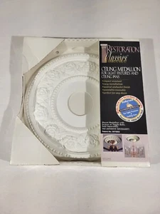 New Restoration Classics 13" Ceiling Medallion For Light Fixtures & Ceiling Fans - Picture 1 of 5