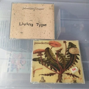 X2 POWDERFINGER EPs Living Type & Pick You Up Both From 1996 On Polydor Records - Picture 1 of 9