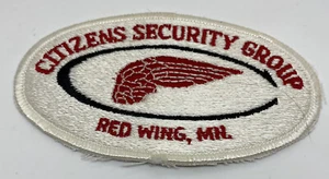 Red Wing MN Minnesota CITIZENS SECURITY GROUP Advertising Patch Minneapolis - Picture 1 of 2