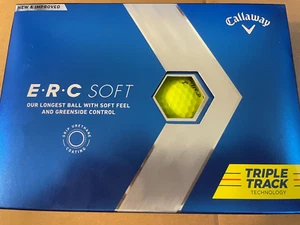 Callaway ERC Soft Golf Balls 2023 (Yellow, 12pk) Triple Track NEW - Picture 1 of 5