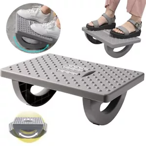 Ergonomische Fußstütze Schreibtisch Fußablage Höhenverstellbar Fußbank Fußhocker - Bild 1 von 13