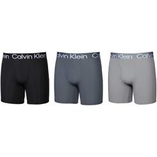 Calvin Klein Mens 3 Pack Micro Rib Boxer Brief Black/Dark Grey/Light Grey  XL