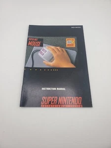 Super NES Mouse Instruction Manual - Picture 1 of 2