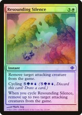 Resounding Silence FOIL Shards of Alara NM White Common MAGIC CARD ABUGames