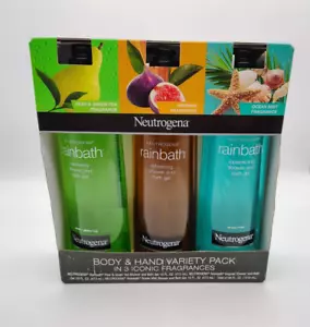 Neutrogena Rainbath Shower and Bath Gel 16 oz. 3 Bottles Pear/Original/Ocean - Picture 1 of 6