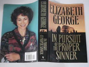 In Pursuit of the Proper Sinner by Elizabeth George (HC, 1st ED) - Picture 1 of 13