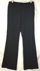 JW STYLE BISOM Womens Sz 8 Black Gray Pinstriped Stretch Pants NEW WITH TAGS NWT