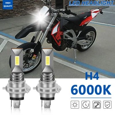 Faro LED para motocicleta Aprilia SXV450 SXV550 haz alto/bajo 6000K bombillas blancas Foto 1 de 4