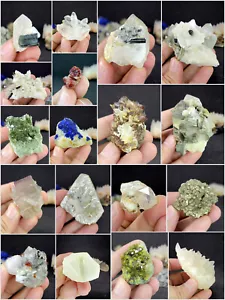 Natural Mix Mineral Crystal Specimens Lot From Afghanistan, Pakistan 936g 18Pcs - Picture 1 of 19