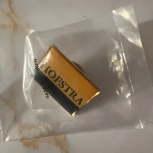 Vintage Hofstra University Long Island New York Lapel Enamel Pin Tie Tack NIP - Picture 1 of 5