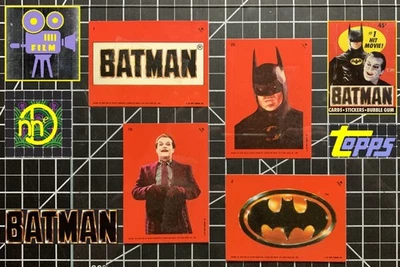 Pegatina individual Topps Batman serie de películas 1989 - Elige - manchas de goma Foto 1 de 2