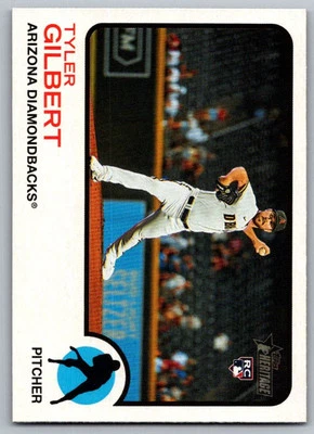 2022 Topps Heritage Tyler Gilbert Rookie Arizona Diamondbacks #36 - Image 1 of 2