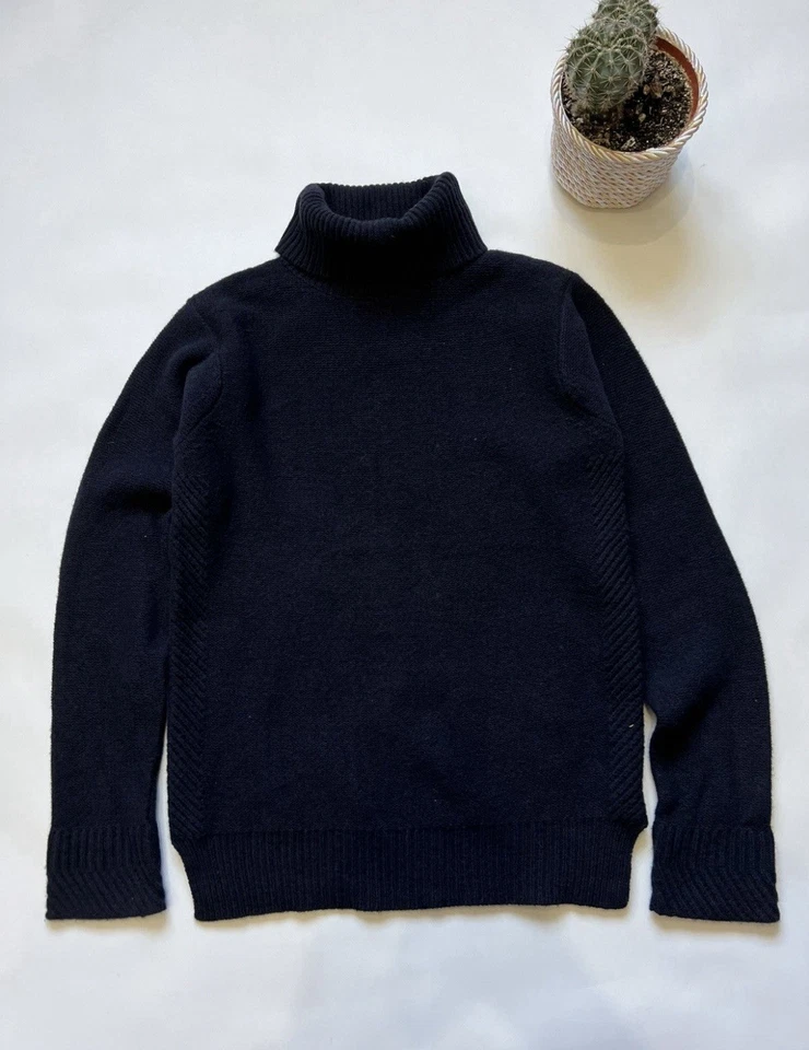 Suéter de lana Allsaints Spitalfields cuello tortuga para hombre pequeño Foto 1 de 4