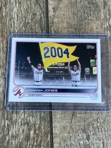 2022 Topps Series 2 Chipper Jones #629 Photo Variation Short Print SP Braves - Bild 1 von 1