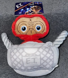 Universal Studios ET cane giocattolo 8 pollici peluche cigolante rosso felpa con cappuccio cestino cani nuovo con etichette - Foto 1 di 8