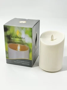 Luminara Echtflammeneffekt 3,75 x 5" Outdoor unparfümierte Allwetterkerze - Bild 1 von 2