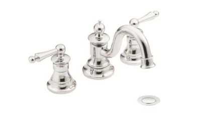 MOEN Waterhill TS418 2 Handle Bathroom Faucet Chrome NEW