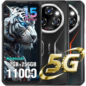 5G OUKITEL WP55 Outdoor Smartphone 11000mAh 12G + 256G Speicher 6,6 Zoll Handy - Bild 1 von 11