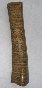 Contenedor en polvo de lima chamán Scrimshaw de hueso de búfalo sin tapa - Imagen 1 de 12