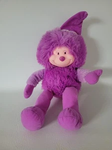 Peluche vintage animale giocattolo importazioni viola libro di fiabe amici gomma vinile viso - Foto 1 di 6
