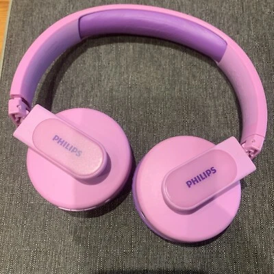 Philips Kids Wireless On-Ear Headphones Volume Limited TAK4206PK - Image 1 of 4