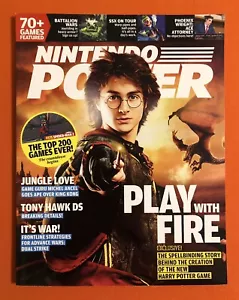 Nintendo Power Magazine V 196 Oct 2005 Harry Potter w 2 Posters Inserts Stickers - Picture 1 of 11